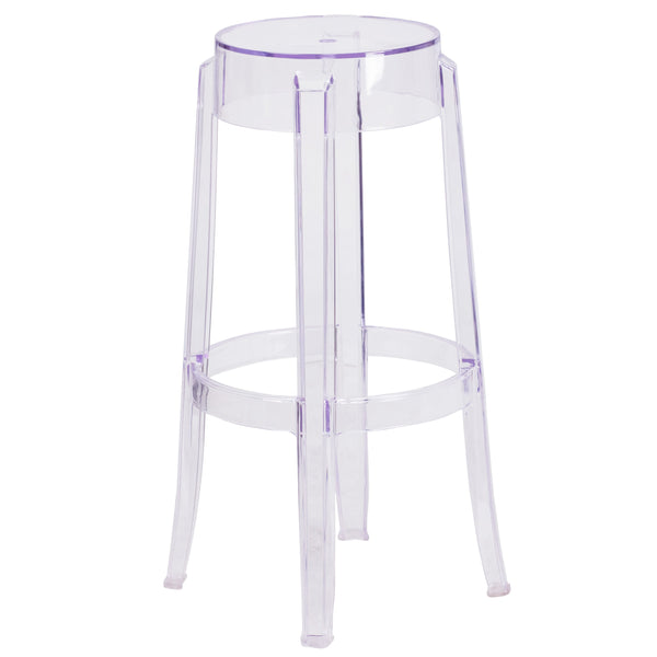 29.75inch High Transparent Barstool - Restaurant & Bar Furniture