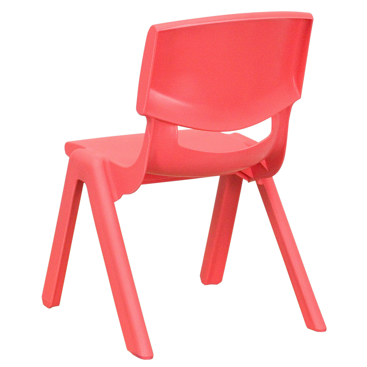 Red |#| 4 Pack Red Plastic Stackable School Chair with 10.5inchH Seat, Preschool Chair