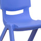 Assorted |#| 4 Pack Plastic Stackable Pre-K/School Chairs with 10.5inchH Seat, Assorted Colors