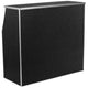 Black Marble |#| 4' White Laminate Foldable Bar - Portable Event Bar - Caterering/Bartendar Bar