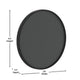 Black,24inch |#| Commercial Wall Mount Black Wooden Frame Magnetic Chalkboard - 24inch Round