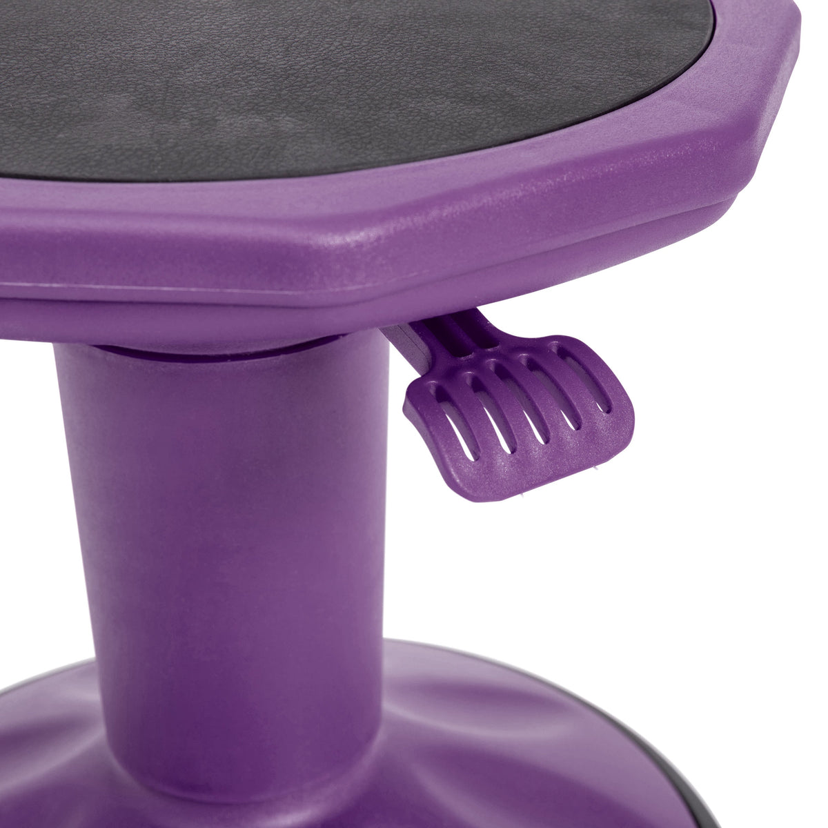 Purple |#| Kids Adjustable Height Active Learning Stool for Classroom and Home in Purple