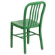 Green |#| Green Metal Indoor-Outdoor Chair - Kitchen Chair - Restaurant Seating