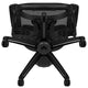 Black |#| Ergonomic Black Mesh Office Chair-Synchro-Tilt, Headrest, Adjustable Pivot Arms