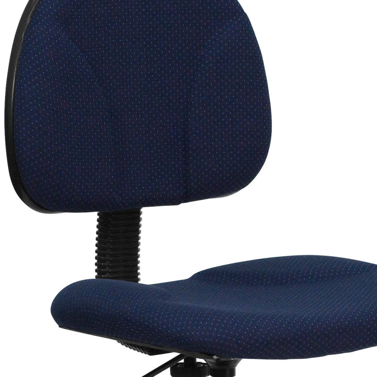 Navy Blue Patterned |#| Navy Blue Patterned Fabric Drafting Chair with Adjustable Height and Foot Ring