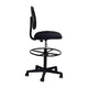 Black |#| Black Fabric Drafting Chair (Cylinders: 22.5inch-27inchH or 26inch-30.5inchH)