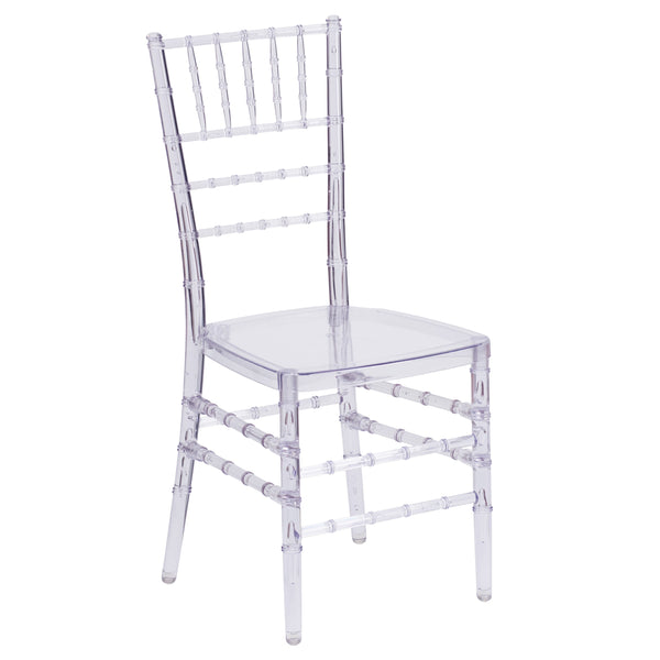 Crystal Ice |#| Crystal Ice Stacking Chiavari Chair - Event Seating - Stack Chairs