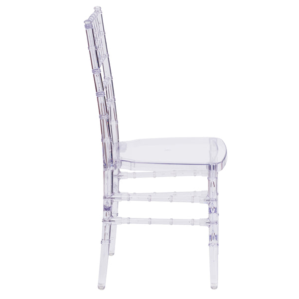 Crystal Ice |#| Crystal Ice Stacking Chiavari Chair - Event Seating - Stack Chairs