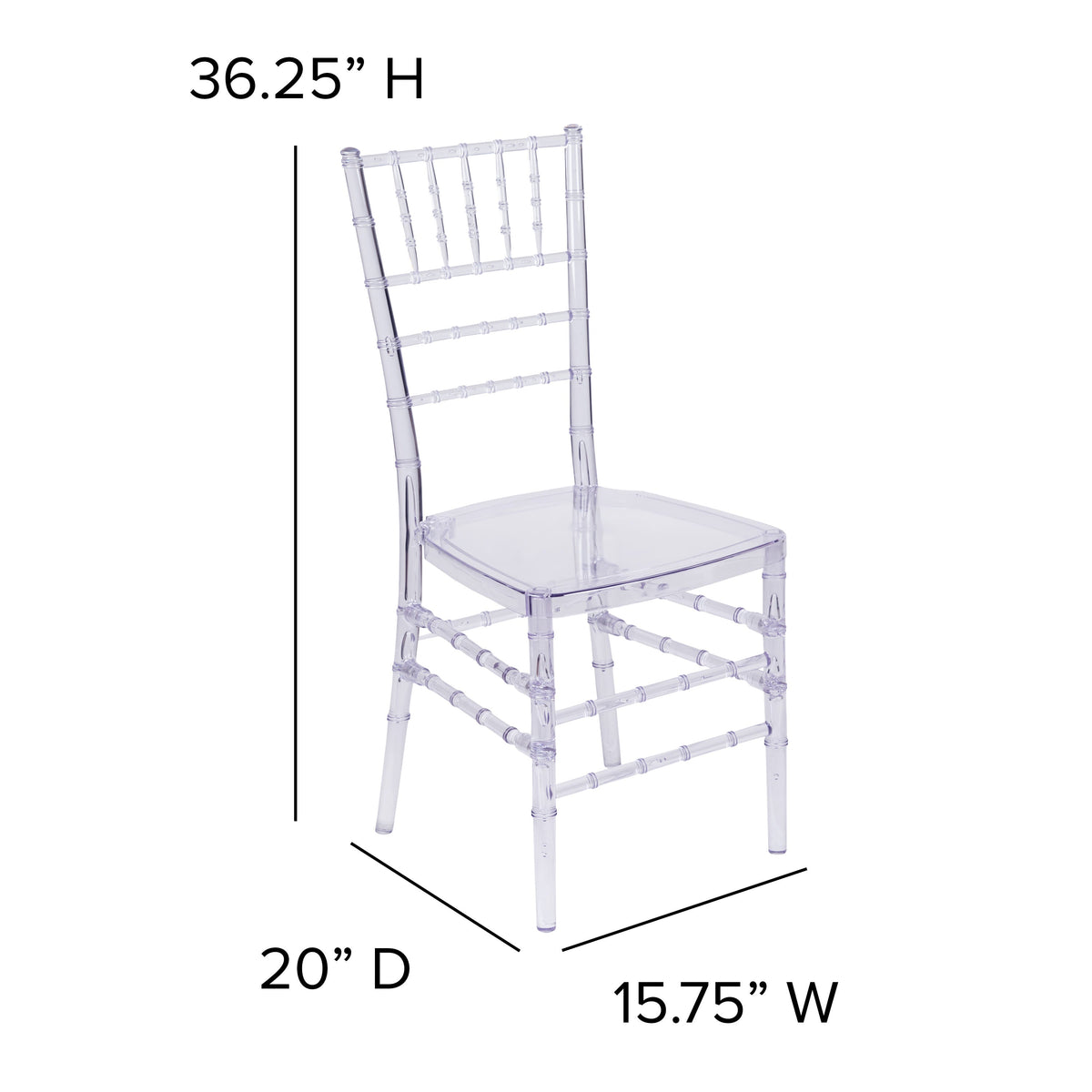 Crystal Ice Blue |#| Crystal Ice Blue Stacking Chiavari Chair - Event Seating - Stack Chairs