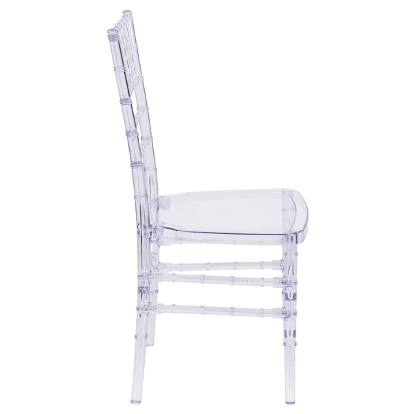 Crystal Ice Blue |#| Crystal Ice Blue Stacking Chiavari Chair - Event Seating - Stack Chairs