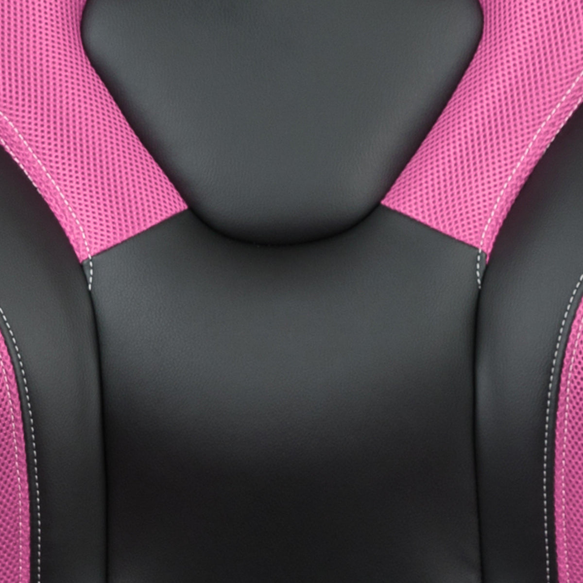 Pink |#| Black/Pink Gaming Desk Bundle - Cup/Headphone Holder, Wire Management