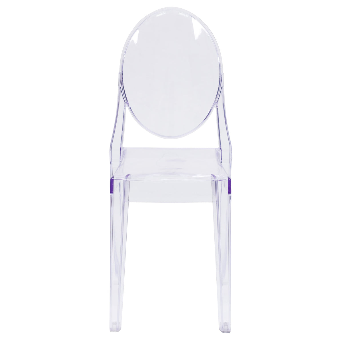 Ghost Side Chair in Transparent Crystal - Event or Accent Chair - Stack Chair