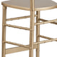 Gold Wood Chiavari Event and Hospitality Stacking Barstool