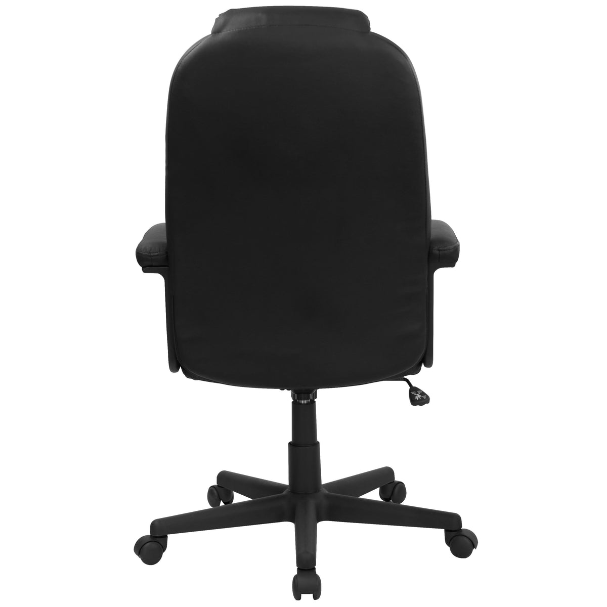 High Back Black LeatherSoft Soft Ripple Upholstered Executive Office Chair