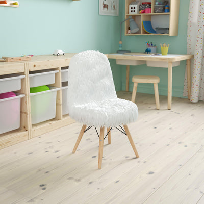 Kids Shaggy Dog Accent Chair - View 2