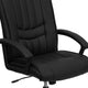 Black |#| Mid-Back Black LeatherSoft Swivel Adjustable Height Manager's Office Chair