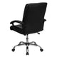 Black |#| Mid-Back Black LeatherSoft Swivel Adjustable Height Manager's Office Chair