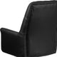 Black |#| Mid-Back Traditional Tufted Black LeatherSoft Executive Swivel Office Chair