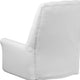 White |#| Mid-Back Traditional Tufted White LeatherSoft Executive Swivel Office Chair