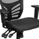 Mid-Back Black Mesh Multifunction Ergonomic Office Chair with Adjustable Arms