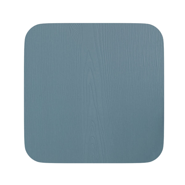 Teal-Blue |#| All-Weather Polystyrene Seat for Colorful Metal Stools and Chairs - Teal-Blue