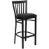 School House Back Metal Restaurant Barstool