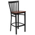 School House Back Metal Restaurant Barstool