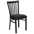 School House Back Metal Restaurant Chair