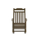 Mahogany |#| 2 PK All-Weather Rocking Chair in Mahogany Faux Wood - Patio and Yard Furniture