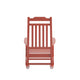 Red |#| 2 Pack All-Weather Rocking Chair in Red Faux Wood - Patio and Yard Furniture