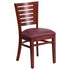 Slat Back Wooden Restaurant Chair