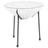 Valencia Oval Comfort Series Take Ten Rattan Table with Glass Top