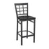 Window Back Metal Restaurant Barstool