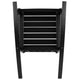 Black |#| Outdoor Patio All-Weather Poly Resin Wood Rocking Chair in Black